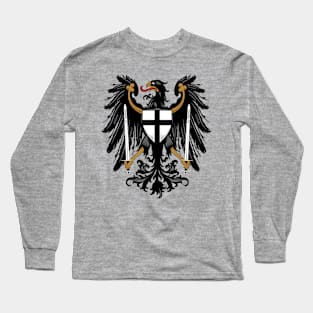 Teutonic Eagle  REVISED  (lt tees) Long Sleeve T-Shirt